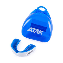 Load image into Gallery viewer, ATAK Fortis Gel Mouthguard Royal Blue/White - RRP £10