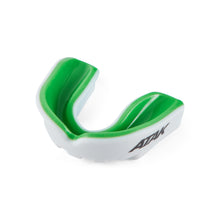 Load image into Gallery viewer, ATAK Fortis Gel Mouthguard Royal Green/White - RRP £10