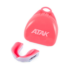 Load image into Gallery viewer, ATAK Fortis Gel Mouthguard Royal Pink/White - RRP £10