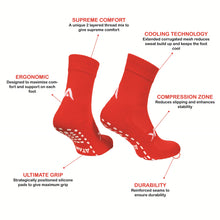 Load image into Gallery viewer, ATAK GRIPZLITE PRO SOCKS RED