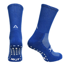 Load image into Gallery viewer, ATAK SHOX Mid-Leg Grip Socks Blue - RRP £10