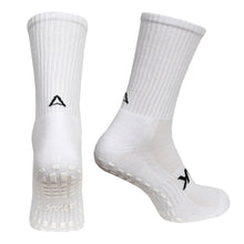 Load image into Gallery viewer, ATAK SHOX Mid-Leg Grip Socks White - RRP £10