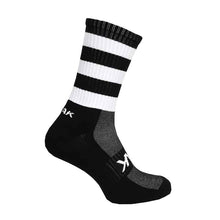 Load image into Gallery viewer, ATAK SHOX MID-LEG SPORTS SOCK BLACK/WHITE - RRP £8