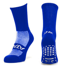 Load image into Gallery viewer, ATAK SHOX Mid-Leg Grip Socks Blue - RRP £10