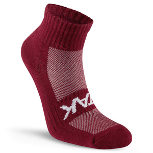ATAK GRIPZLITE PRO QUARTER SOCKS MAROON