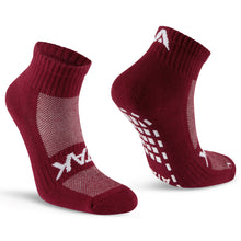 Load image into Gallery viewer, ATAK GRIPZLITE PRO QUARTER SOCKS MAROON
