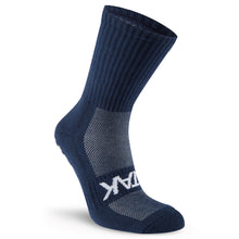 Load image into Gallery viewer, ATAK SHOX Mid-Leg Grip Socks Navy - RRP £10
