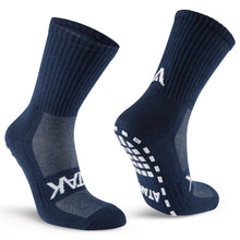Load image into Gallery viewer, ATAK SHOX Mid-Leg Grip Socks Navy - RRP £10
