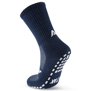 ATAK SHOX Mid-Leg Grip Socks Navy - RRP £10