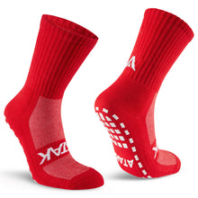 Load image into Gallery viewer, ATAK SHOX Mid-Leg Grip Socks Red - RRP £10

