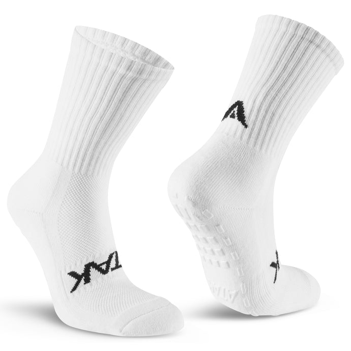 ATAK SHOX Mid-Leg Grip Socks White - RRP £10