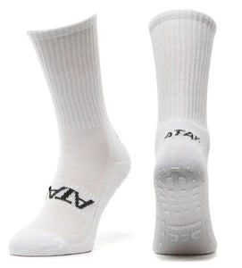 ATAK SHOX Mid-Leg Grip Socks White - RRP £10