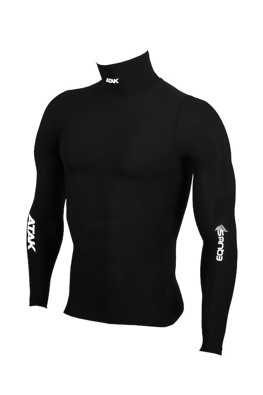 ATAK EQUUS Men's Jockey Compression Shirt Black - RRP £30