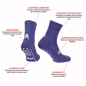 ATAK GRIPZLITE PRO SOCKS ROYAL BLUE