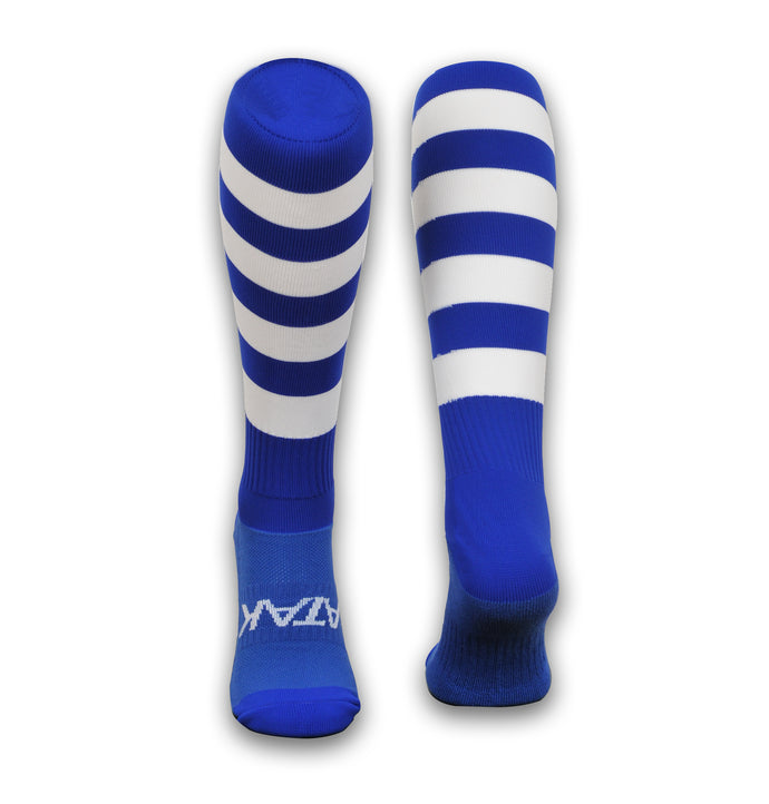 ATAK Hoops Socks Royal Blue/White