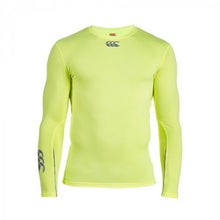 Load image into Gallery viewer, Canterbury Baselayer FLURCold Longsleeve Turtle Fluro Yellow Top Men&#39;s
