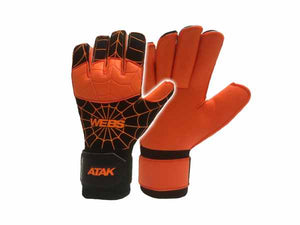 ATAK Goalkeeper Gloves Webs Orange - RRP £35